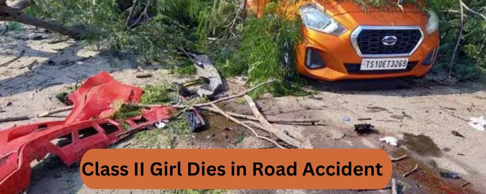 Class II Girl Dies in Road Accident