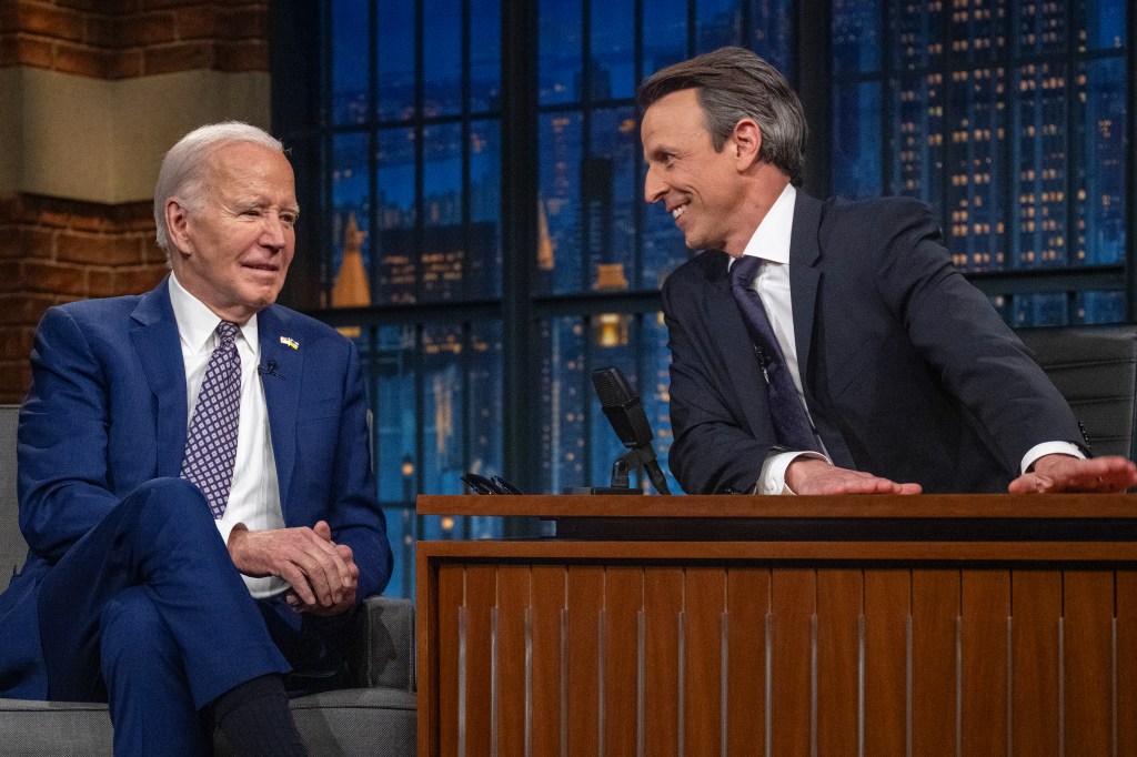 Joe Biden Surprises As Seth Meyers’ Guest, Hints At Gaza Ceasefire Soon