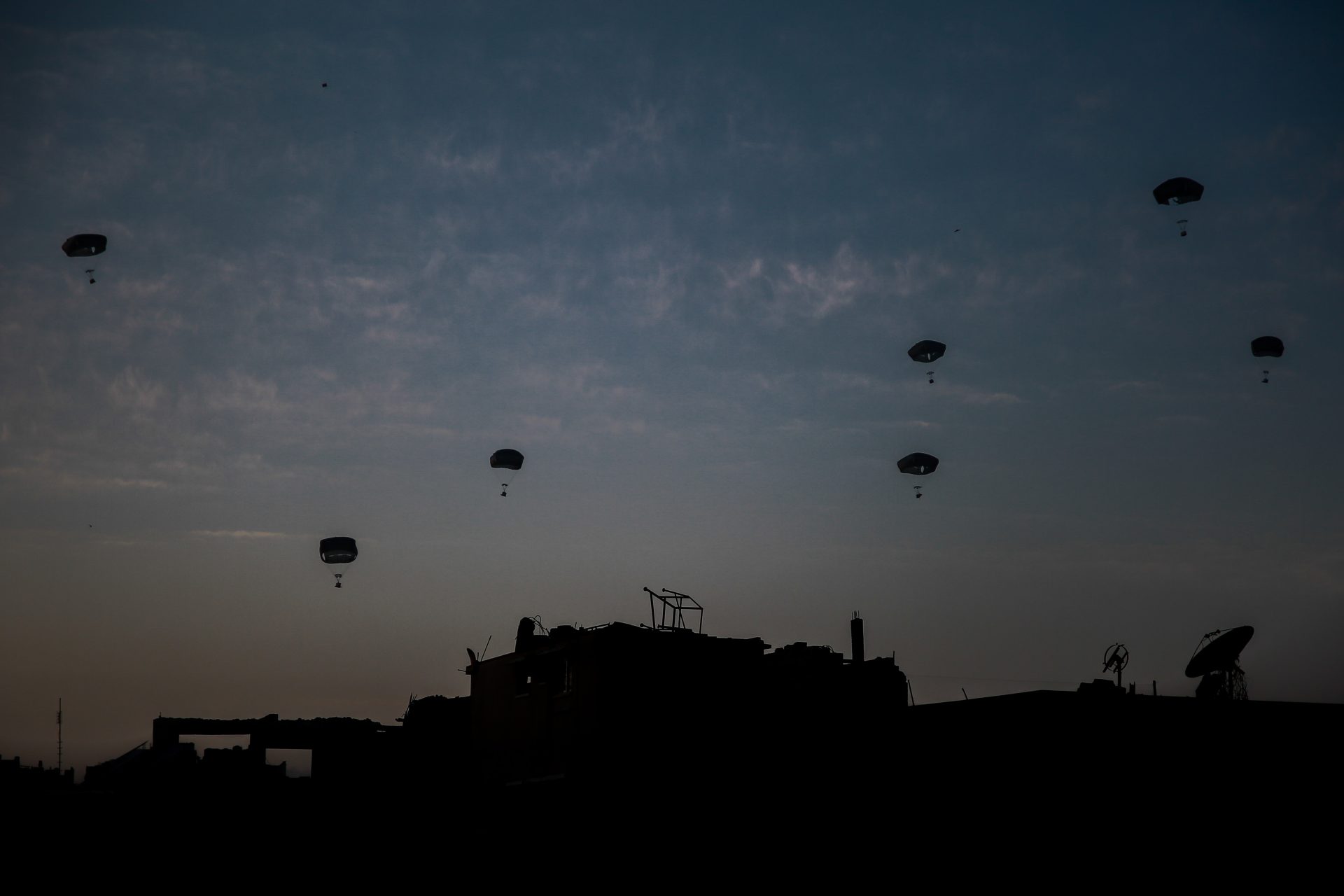 U.S. Makes First Airdrop Of Aid Into Gaza