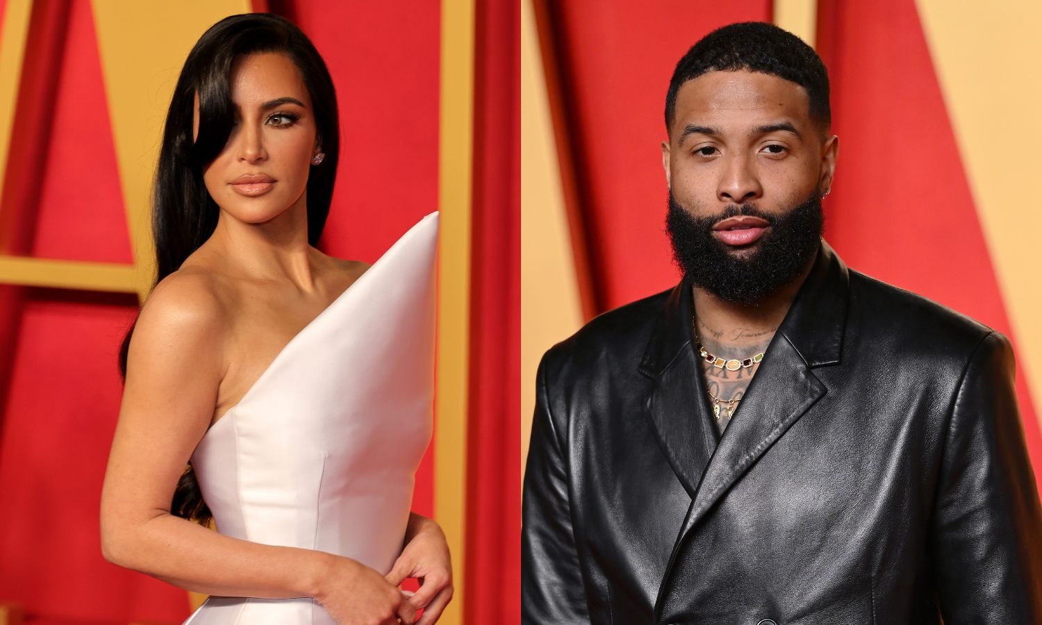 Kim Kardashian Seen Touching Odell Beckham Jr. At Oscars Party