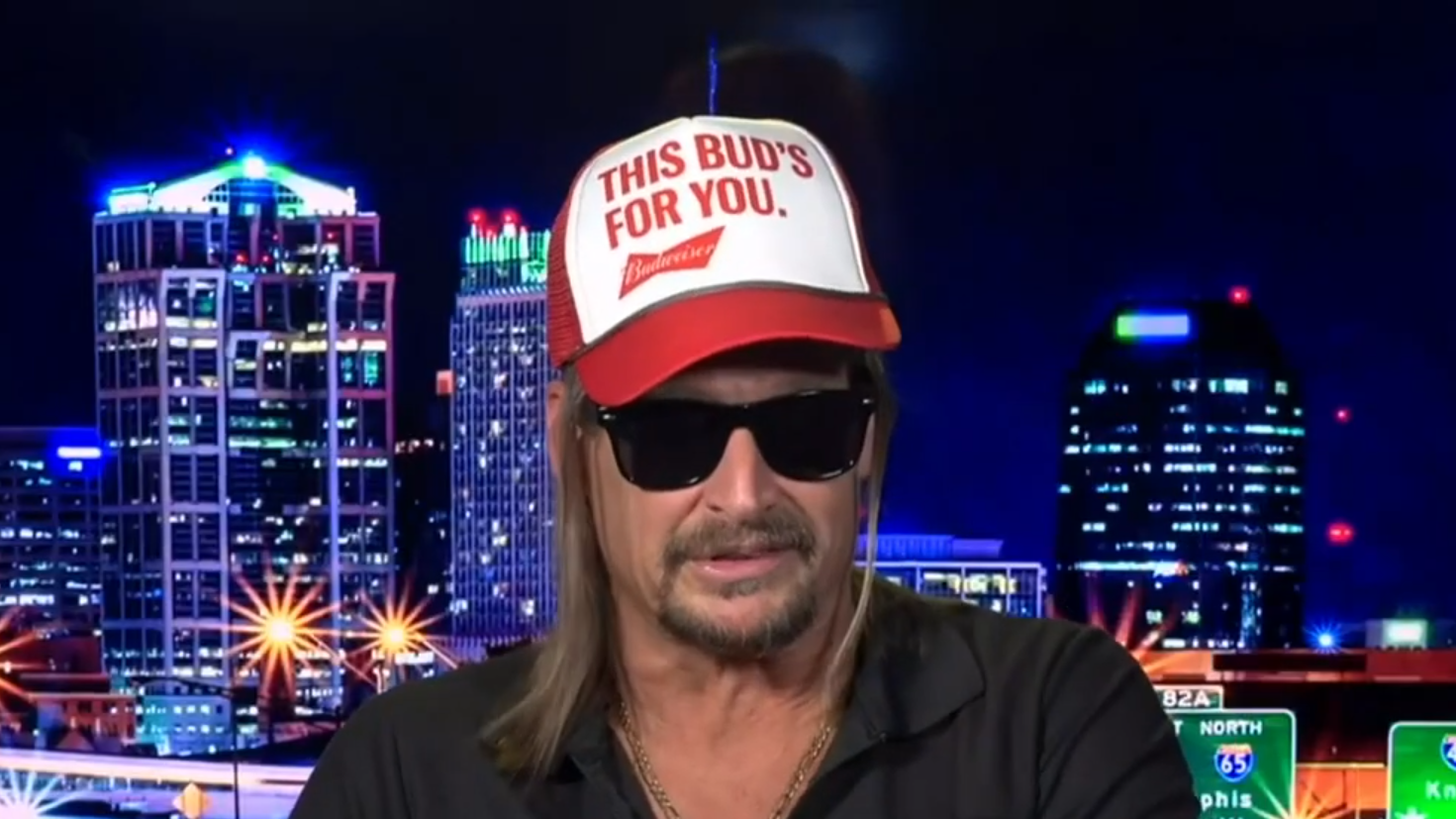 Kid Rock Wears Budweiser Cap After Bud Light Rage Campaign