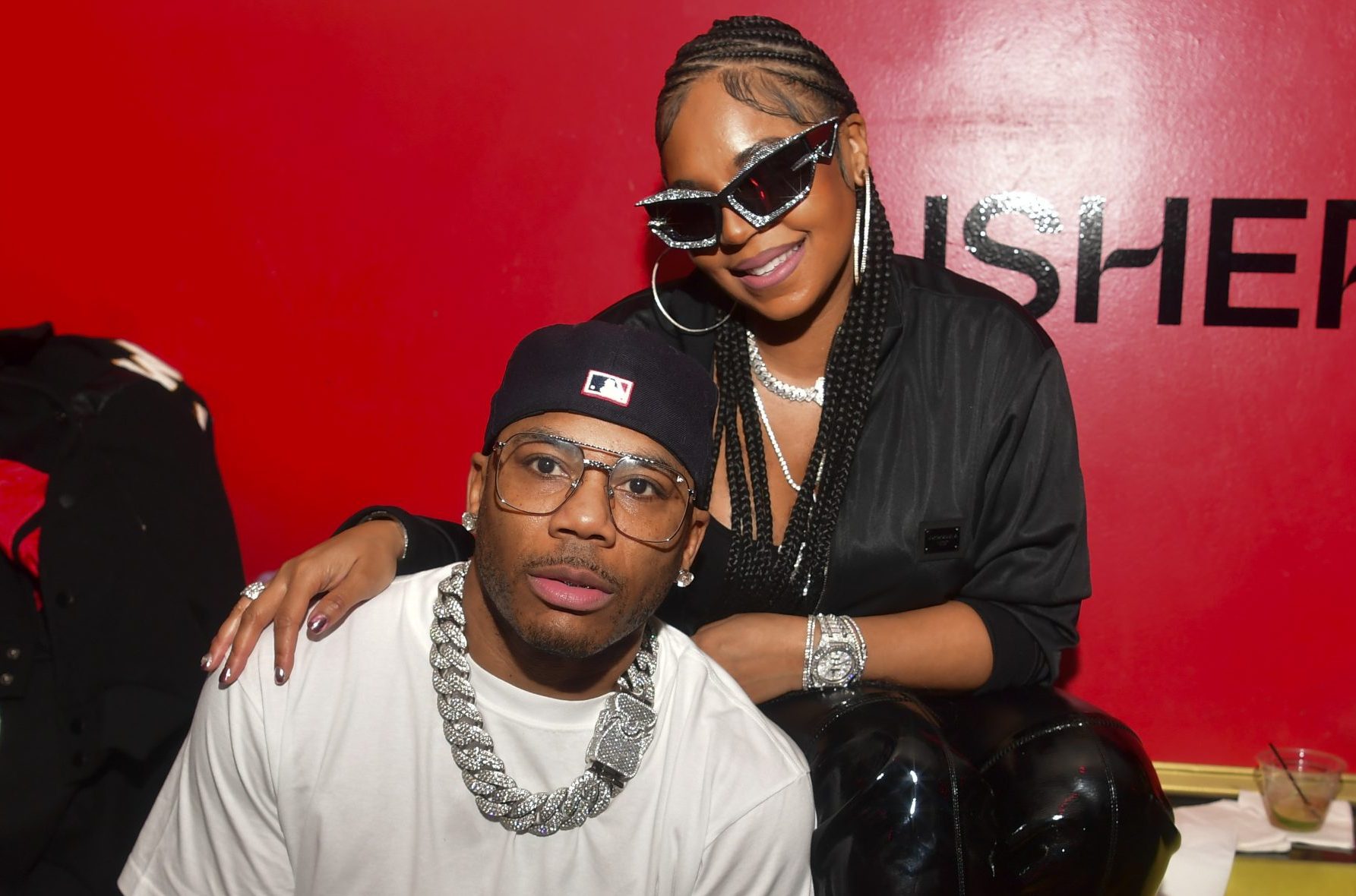 Nelly Shares Sweet Message To Ashanti W/ Photo Of Baby Bump