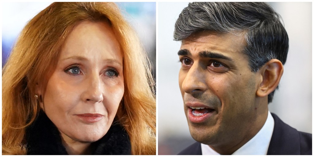 J.K. Rowling Receives Rishi Sunak Support Over Test Of Hate Crime Law