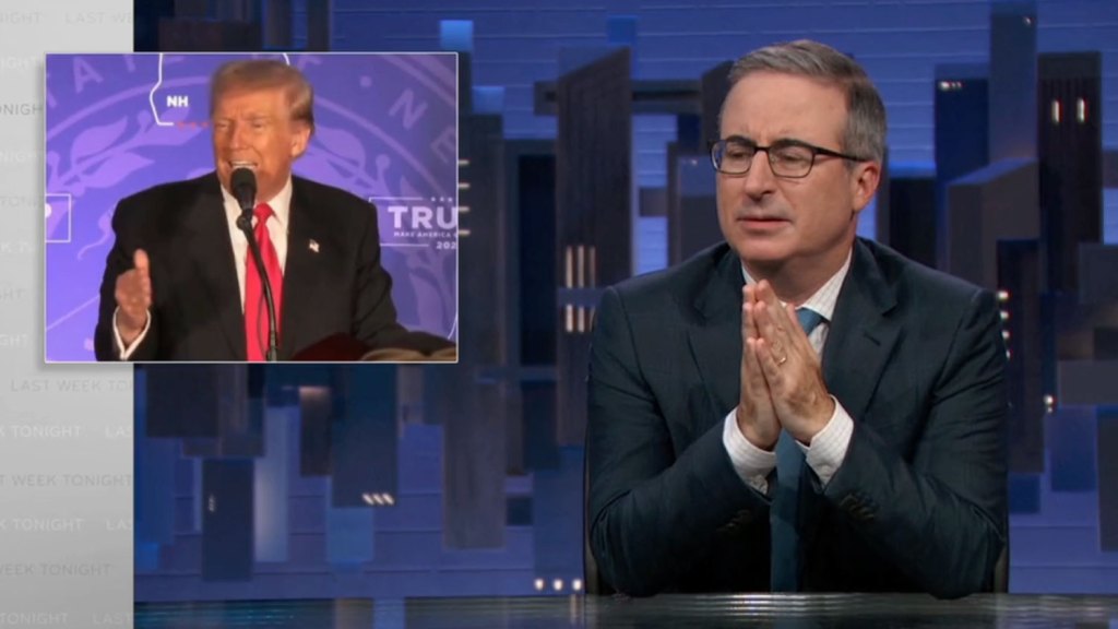 ‘Last Week Tonight’s John Oliver Trolls Donald Trump After Claims Of Coming Up With “New Couple Of Words For Corn”