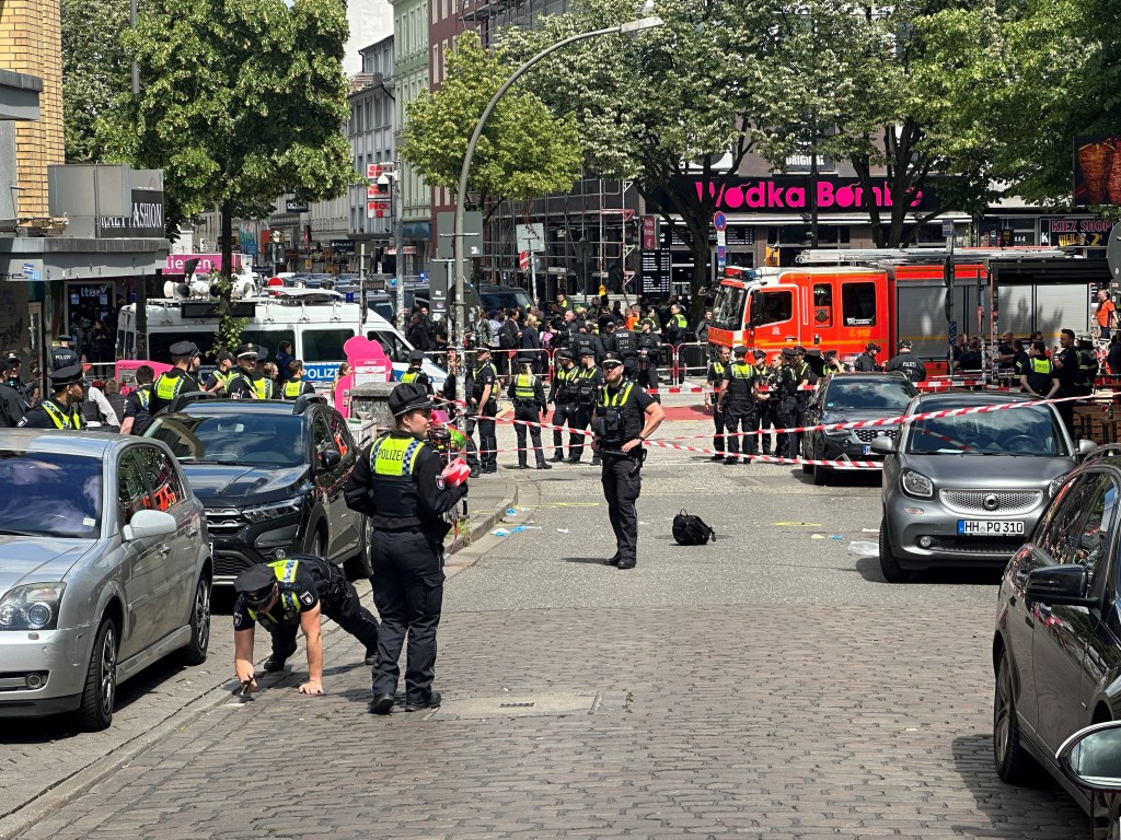 German Police Shoot Man With Axe Near Dutch Football Fans In Hamburg