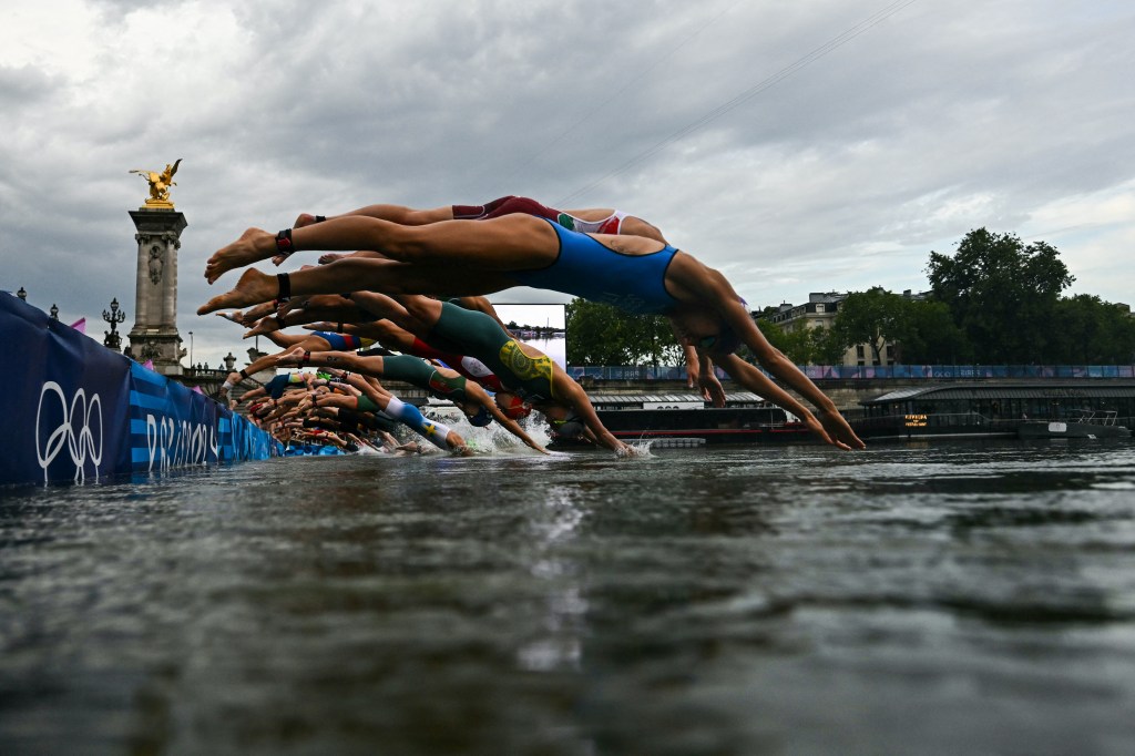 Olympics Triathlon Goes Ahead In Seine After E.Coli Cliffhanger